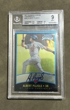 2011 Albert Pujols Bowman Chrome Throwback BGS 9 (w/ subs ) 🔥🔥🔥 picture