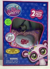 Littlest Pet Shop Divas on the Go Deluxe Blind #565 #566 Clip & Go Pairs Heart picture