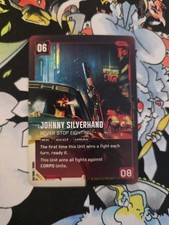 Cyberpunk TCG - Johnny Silverhand: Never Stop Fighting - MS01 B011 - Epic Rare picture