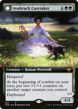 x1 Avabruck Caretaker // Hollowhenge Huntmaster VOW MTG 384 MYTHIC M/NM 1x picture