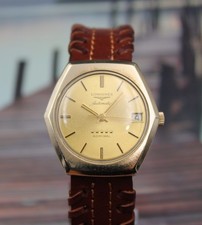Vintage Men's Longines Admiral 5 Star Automatic Calendar Wristwatch; Running picture
