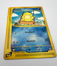 2003 Pokemon Psyduck 104/147 Aquapolis e-Reader WOTC Non-Holo Vintage Played picture