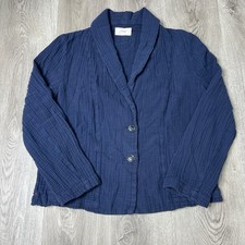 Xirena Cullen Jacket Midnight Women's Small Cotton Coastal Minimalism Prep picture