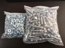 (40) M7x1x31 Chrome 12 Point Wheel Bolts & M7 Wheel Nuts for 2/3 piece wheels picture