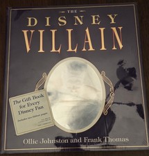 THE DISNEY VILLAIN  Ollie Johnston / Frank Thomas (1993, Hardcover) Factory Seal picture