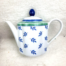 Villeroy & Boch Switch 3 Porcelain Tea & Coffee Pot Germany White & Floral picture