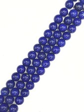 Genuine AAA Lapis Lazuli Smooth Round Beads Size 8mm 10mm 15.5