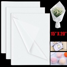 500-2500 Sheets White Tissue Paper 15''x20'' Packing Wrapping Cushioning Voill picture