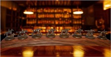 Blanton's Bourbon Cork Display Center Oak Barrel Half Stave, Blantons, Whiskey picture