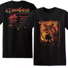Ozzfest Tour 2001 Vintage Heavy Metal Rock Music Concert Graphic T-Shirt picture