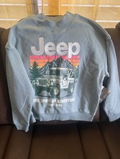 Jeep Mountain Adventure Medium  Light Green Pullover Jacket Original Brand New picture