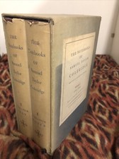 THE NOTEBOOKS OF SAMUEL TAYLOR COLERIDGE First ed Volume 1 Text & Notes dj 1957 picture