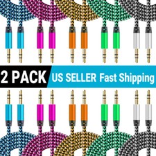 3.5 mm Male to Male Aux Cord Stereo Audio Cable Adapter for PC iPod CAR iPhone picture