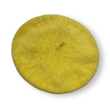 Vintage Royal Basque Yellow Beret in 100% Pure Angora 10