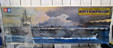 NEW Tamiya 1:350 USS ENTERPRISE CVN 65 Model Kit #78007 Vtg Japan 1984 picture
