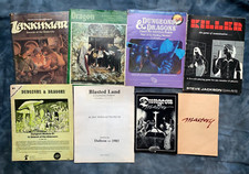 Vintage Lot 8 Dungeons & Dragons Modules Blasted Land 298/1000 Rare B1 ad&d Book picture