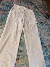 Kohls SO Pink Low Rise Cute Casual Carpenter Pants NWT 9 29x30 picture