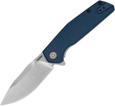 Kershaw Lucid Framelock Blue 8Cr13MoV Folding Knife KS2036 picture