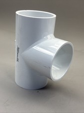 LOT of 6 LASCO 2in PVC Tee Fitting, Slip Socket Tee, Sch 40 401-020 picture