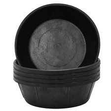 Sadnyy 3 Pcs 8 Quart/ 2 Gallon Rubber Feeder Pan Horse Feed Bucket picture