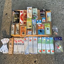 Lot of Vintage Fishing Equipment Still In Original Packaging Never Used picture