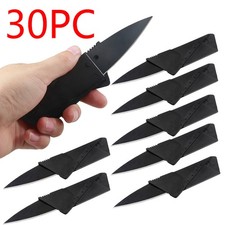 30PACK Credit Card Knives Folding Wallet Ultra-Thin Pocket Survival Micro Knife picture