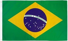 Brazil Flag 2x3ft House Flag Brazilian 100D SPUN POLYESTER Flag picture