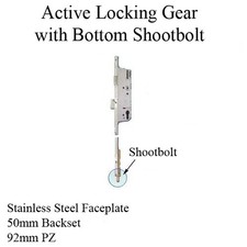 G-U Cremona 50/92 Active Shootbolt 3-Point Lock SS Bottom Only picture