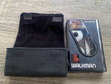 Sony Walkman WM-10 II Stereo Cassette Player Dolby NR Black w/ Case, working picture