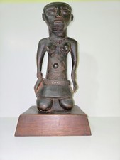Kuba Ndop Seated Figure Congo African Art - Museum Collection Quality Art Piece picture