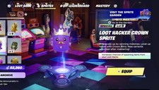 FN NEW Special Mythic Level 5 Loot Hacker Crown Sprite MASTERED VERY RARE picture