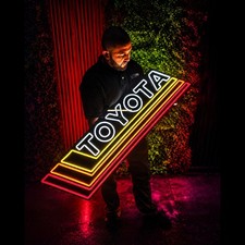 JDM TOYOTA Neon LED Decor Sign picture