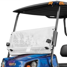 OEM EZGO Clear Split Windshield Kit for 2017-2021 72V EZGO TXT w 54