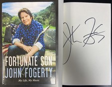 JOHN FOGERTY Autographed Signed Fortunate Son Hardcover Book CCR CREEDENCE picture