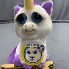 Feisty Pets™ Glenda Glitterpoop Unicorn w Toothy Frown 8 in Plush- New with Tags picture