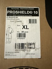 DU Pont White Frock 30ct Case Proshield 10 Sz XL picture