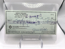 1973 Gene Wilder Signed Autographed Check JSA COA Willy Wonka 11/14/73 RARE picture