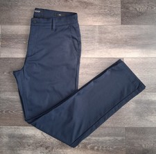 Huckberry Proof Nomad Slim-Fit Chino Pants Stretch Navy Blue Size 34x32  picture