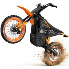 URLIFE Electric Dirt Bike For Adults Peak 3000W 52V24AH 50MPH Full Suspension picture