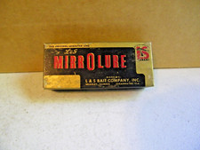 VINTAGE L&S LURES MIRR O LURE IN ORIGINAL BOX MODEL 15M28 picture