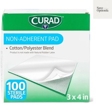 Absorbent Non-Adherent Pads - 100 Count, 3