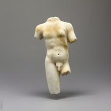 Ancient Central Asian Greek Hellenistic Royal Bust Figure Circa 2nd Century picture