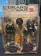 NECA GEARS OF WAR 3 SERIES MARCUS FENIX & LOCUST DRONE GRUNT FIGURE 2 PACK New picture