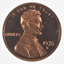 1976-S Lincoln Memorial Cent Proof picture