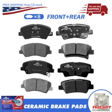 Front & Rear Ceramic Brake Pad for 2012 - 2017 Hyundai Accent KIA RIO picture