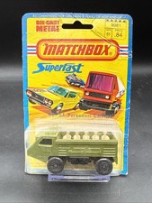 1976 Carded Lesney Matchbox Series No 54 PERSONNEL CARRIER green MANY MORE AVAIL picture