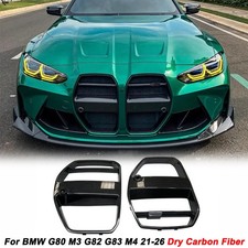 For BMW G80 M3 G82 G83 M4 21UP V Style Dry Carbon Front Nose Grille Kidney Grill picture