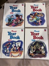 DISNEY'S YEARBOOK 1995-2002 Hardcover BOOK LOT of 8; Hardcover Kids Books picture