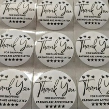 250 Pack Thank You Stickers 2