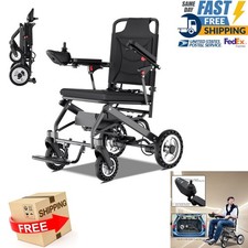 Foldable Electric Wheelchair Lightweight Portable Travel Mobility Powerchair 6A picture